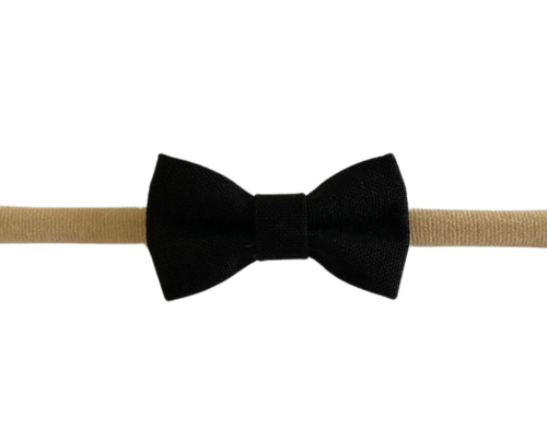 Faixa de Tecido Bebê Linho - Preto