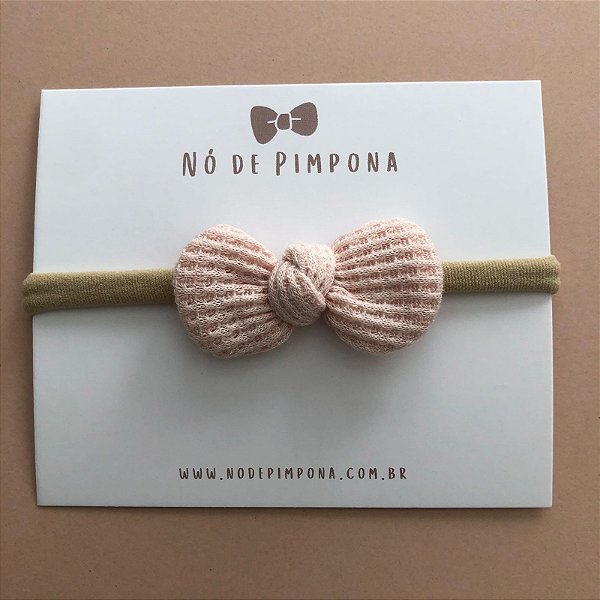 Faixa de Tecido Bebê Algodão- Rosa Bebê