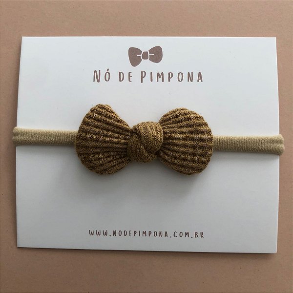 Faixa de Tecido Bebê Algodão-  Nude