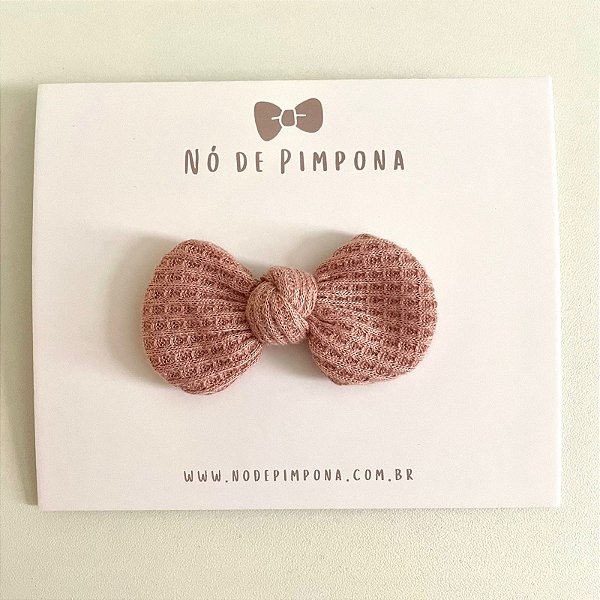 Laço de Tecido Algodão- Rose