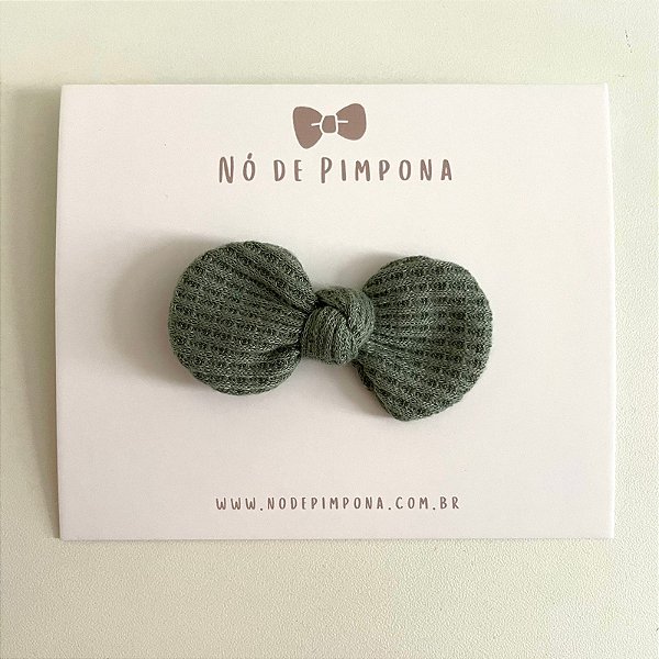 Laço de Tecido Algodão- Verde