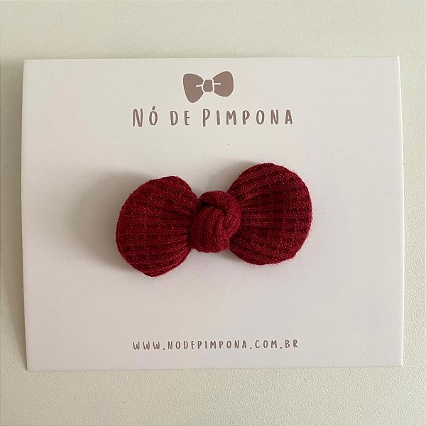 Laço de Tecido Algodão- Vermelho