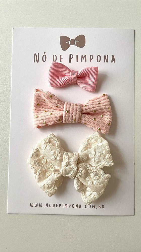 Kit Laços de Bebê - Delicado