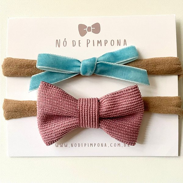 Kit Faixa de Bebê Veludos