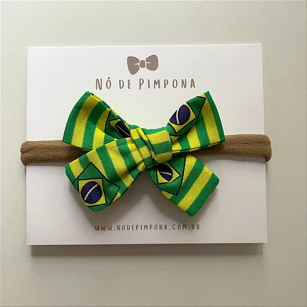 Faixa de Bebê Brasil (P) 100% algodão