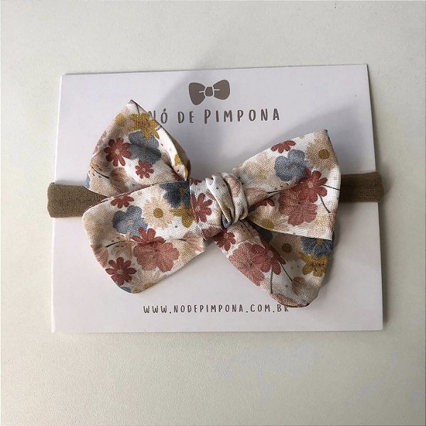 Faixa de Bebê Floral Amarelo - (P ou M)