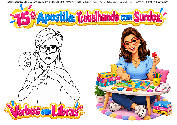 15ª Apostila: Verbos em Libras 2ª EDIÇÃO / Alfabetizando em LIBRAS