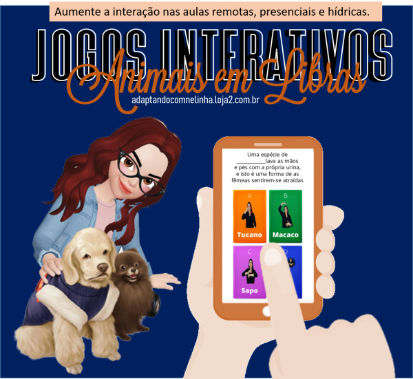 COMBO C LINKS ANIMAIS EM LIBRAS