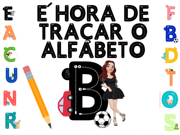 É HORA DE TRANÇAR O ALFABETO MANUAL