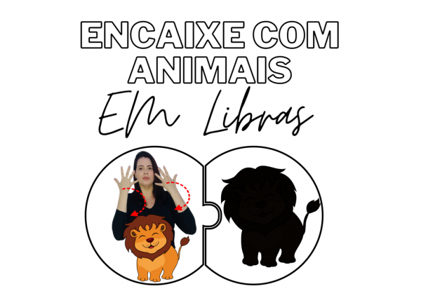 ENCAIXE COM OS ANIMAIS EM LIBRAS - SOMBRA