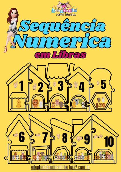 Sequência Numérica em LIBRAS