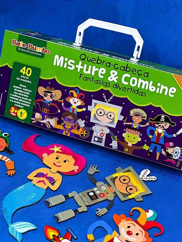 Quebra-Cabeça Mistura & Combine Fantasias Divertidas