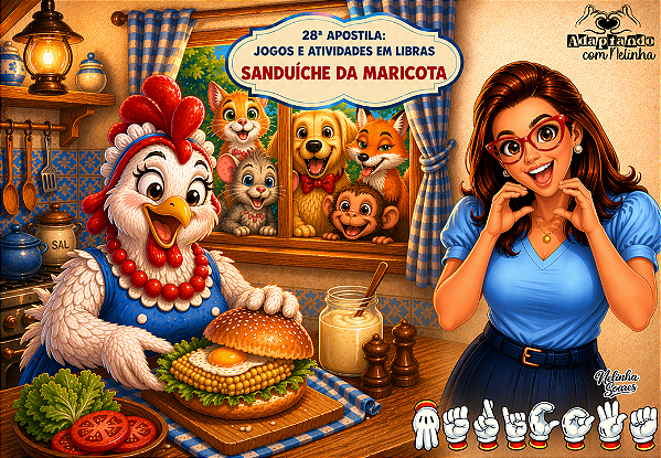 28ª Apostila: Recursos em Libras para contação da história Sanduíche da Maricota