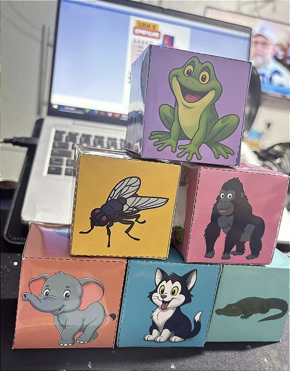 LENDO E EMPILHANDO — ANIMAIS EM LIBRAS
