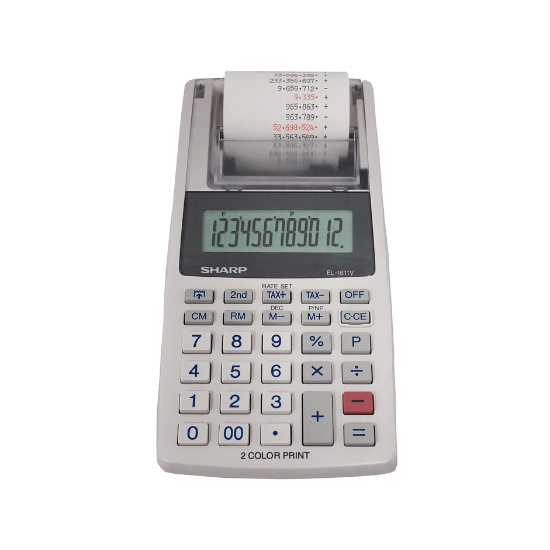 Calculadora Sharp El-1611V Handheld Port Branco