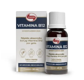 Vitamina B12 Vitafor - sabor menta