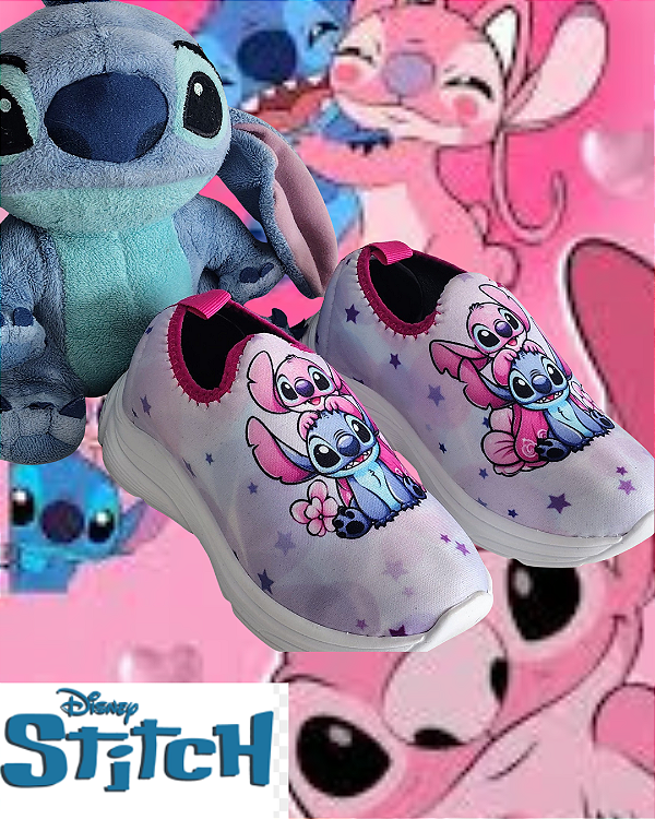 Tênis Infantil Sem Cadarço (Calce Fácil)  Stitch
