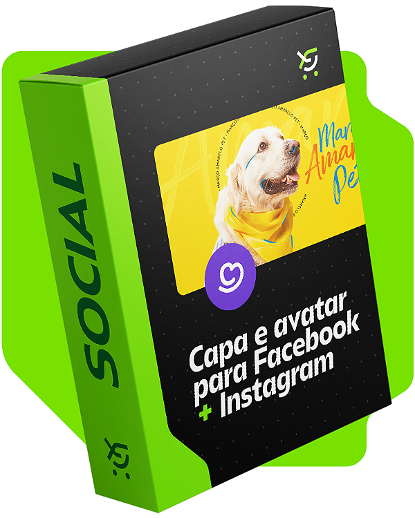 Capa e avatar para Facebook e Instagram