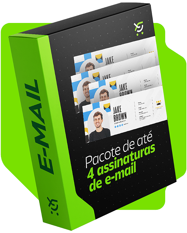 Pacote de 4 Assinaturas de E-mail Profissional