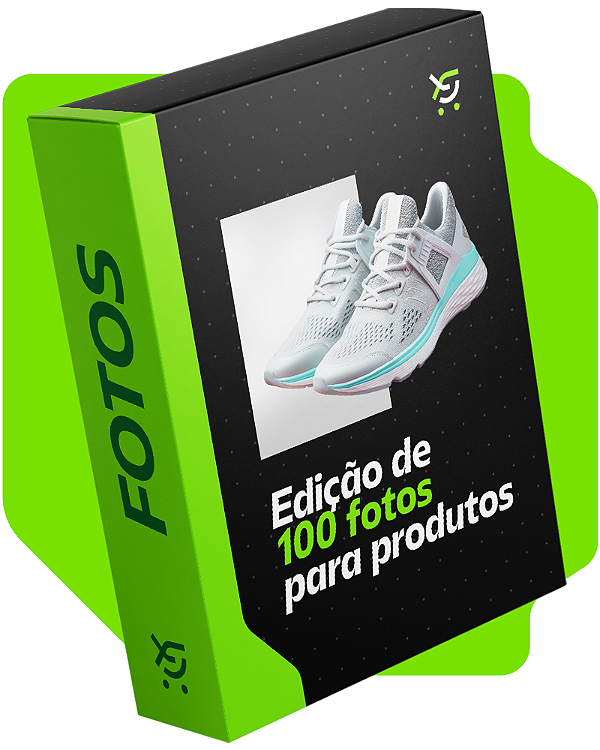 Edição de 100 fotos para produtos