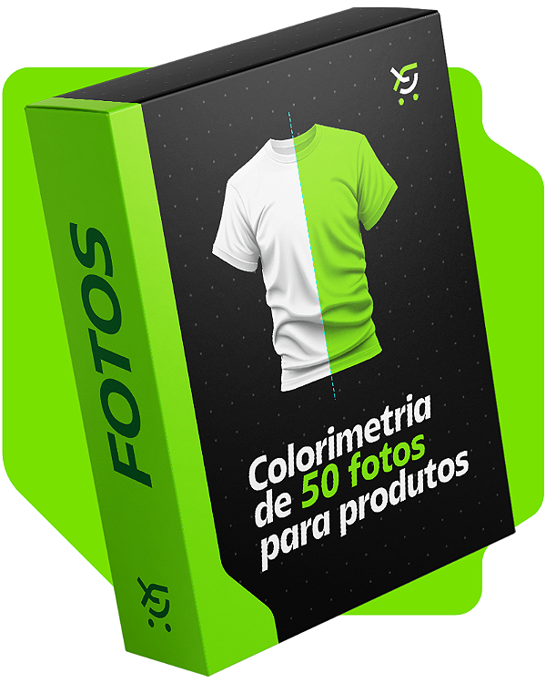 Colorimetria de 50 fotos para produtos