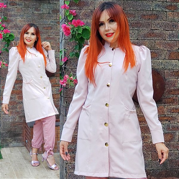 Jaleco Princesa Slim Two Way Luxo