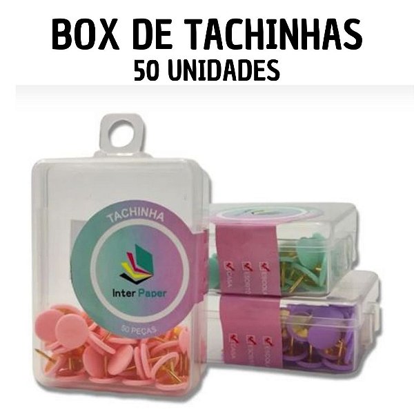 Box de Tachinhas Kawaii - 50 unidades
