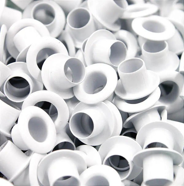 Ilhoses de Alumínio n.54 Branco - 500 unidades
