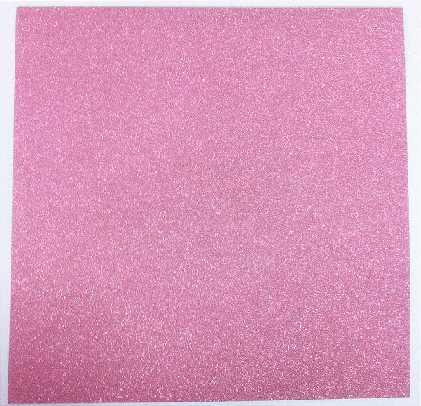 Papel Glitter 180g - 30,5x30,5cm - FUSCHIA