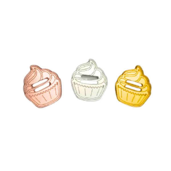 03 Passantes/Finalizadores para Agendas CUPCAKES - 3 unidades