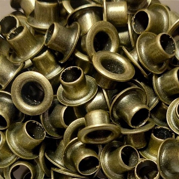 Ilhoses de Alumínio n.54 OURO VELHO - 500 unidades