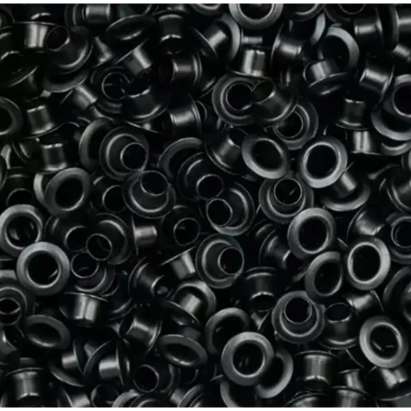 Ilhoses de Alumínio n.54 PRETO - 500 unidades