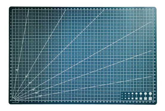 Base de Corte A3 Verde Escuro- 45 x 30 x 0,09cm Uma face