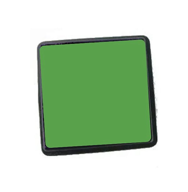 Carimbeira / Almofada para Carimbo - Diversas Cores cor:Verde