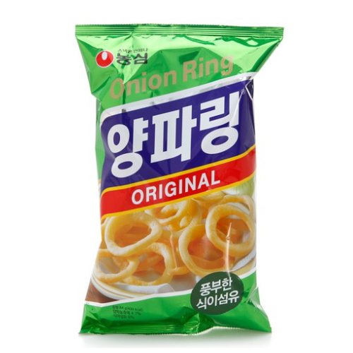 ONION RINGS SALGADINHO SABOR CEBOLA NONGSHIM 90G