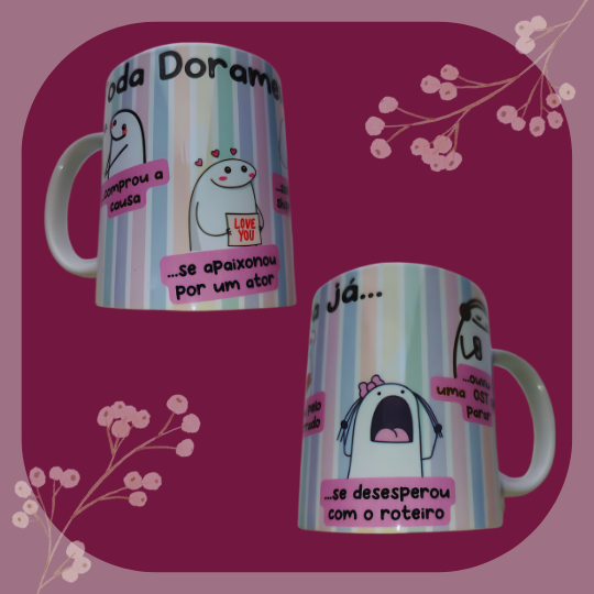 CANECA DORAMA MODELO 05 KOREA SHOP RECIFE 350 ML