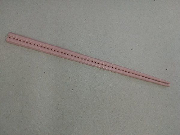 Hashi Pauzinho Octognal em Fibra de Vidro Rosa Claro 24cm (Par)