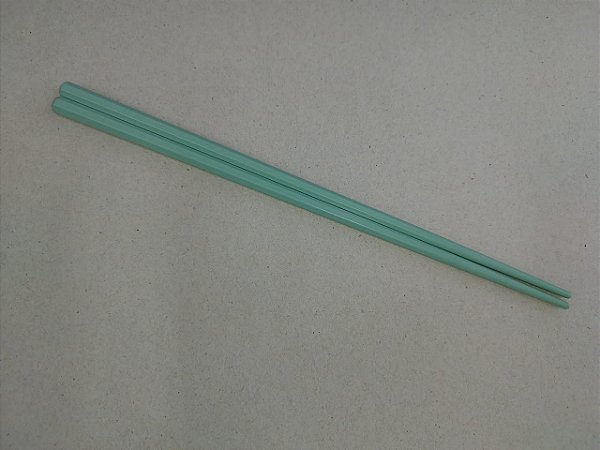 Hashi Pauzinho Octognal em Fibra de Vidro Verde Claro 24cm (Par)