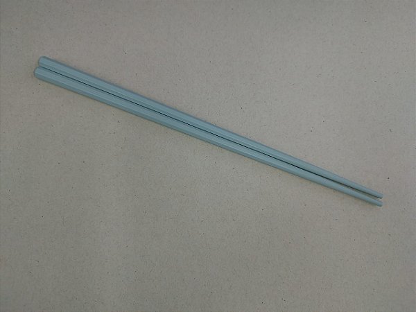 Hashi Pauzinho Octognal em Fibra de Vidro Azul Claro 24cm (Par)