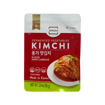 KIMCHI DE ACELGA E NABO- NAPA CABBAGE KIMCHI SPICY - JONGGA - 80G