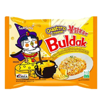 LAMEN BULDAK QUATTRO CHEESE PICANTE QUATRO QUEIJOS SAMYANG - 145g