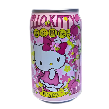 BEBIDA GASEIFICADA PÊSSEGO HELLO KITTY AMANDIER - 330ML