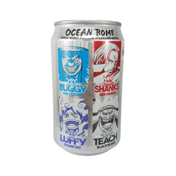 BBEBIDA GASEIFICADA FRUTAS VERMELHAS ONE PIECE OCEAN BOMB - 330ML