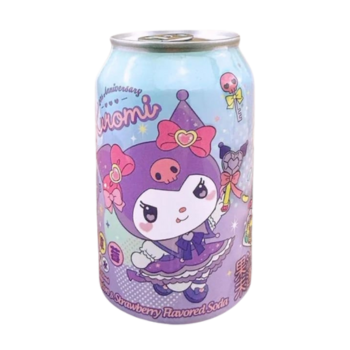 BEBIDA GASEIFICADA SABOR MELANCIA E MORANGO KUROMI AMANDIER 330ML