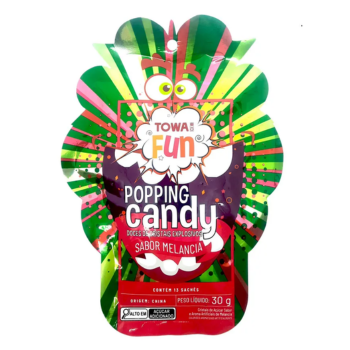BALA EXPLOSIVA POPPING CANDY MELANCIA 30G