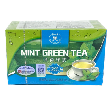 CHA VERDE COM MENTA FUJIAN 40G
