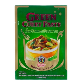 PASTA DE CURRY VERDE GREEN CURRY PASTE PANTAI 50G