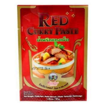 PASTA DE CURRY VERMELHO RED CURRY PASTE PANTAI 50G