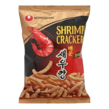 SALGADINHO DE CAMARÃO APIMENTADO SHRIMP HOT & SPICY NONGSHIM 75G