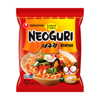 LÁMEN NEOGURI HOT SABOR FRUTOS DO MAR NONGSHIM 120G